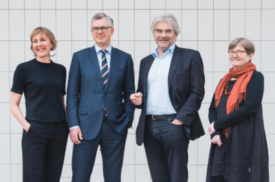 Picture of the four members of Norway's NCP
