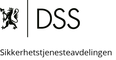 DSS-logo med venstrestilt avdelingsnavn