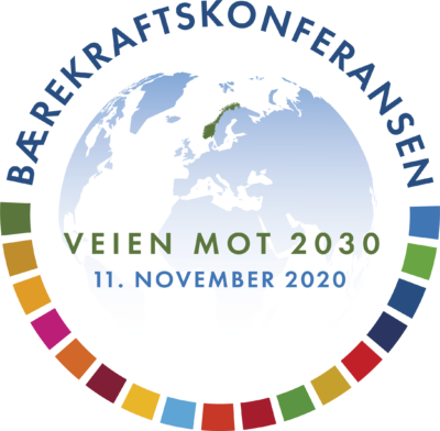 logo for bærekraftkonferansen: veien mot 2020