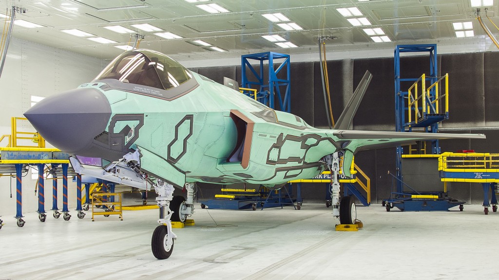 Norway's first F-35 is formally rolled out on 22 September 2015.
